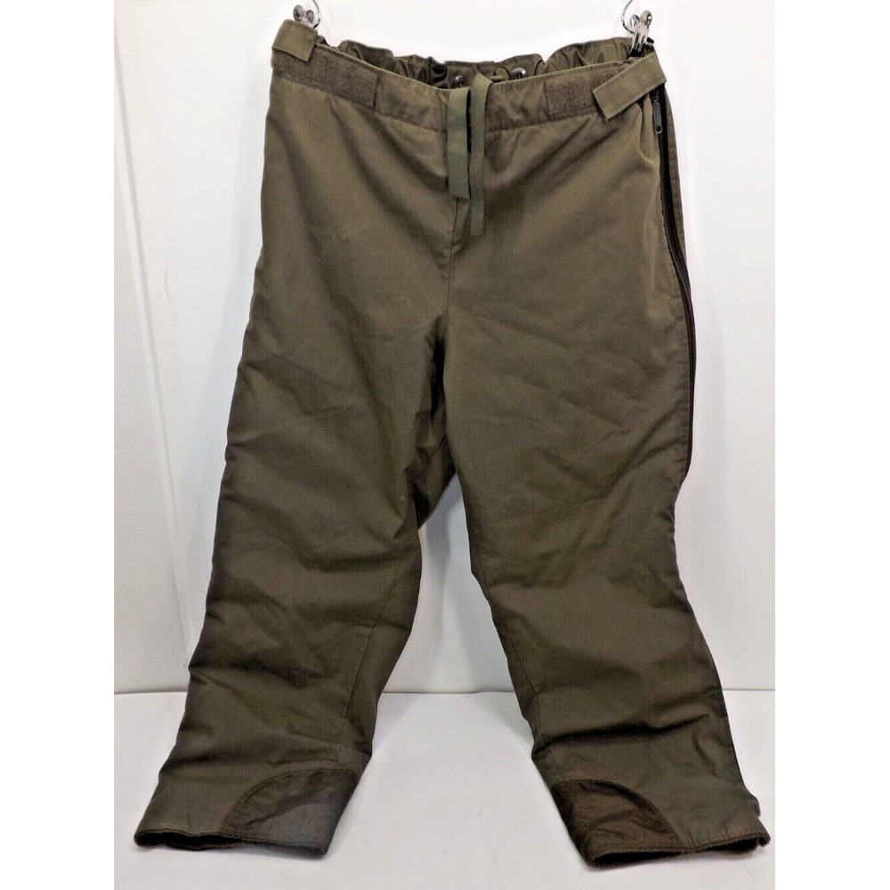 German Military Insulated full side zip fleece Insulated pant Adjusts 36-40 x 28